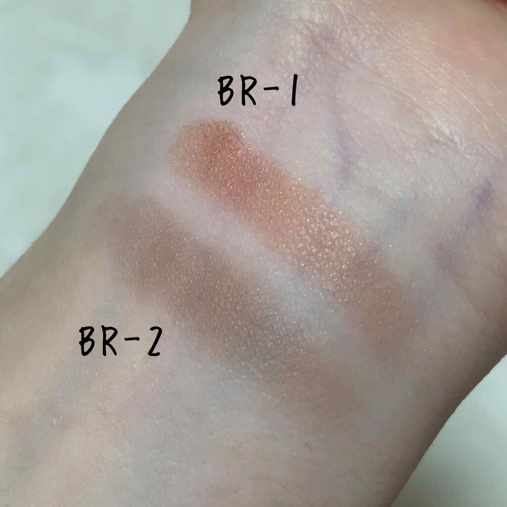 UR GLAM　SELECT EYES ライトブラウン/U R GLAM/単色アイシャドウを使ったクチコミ（2枚目）