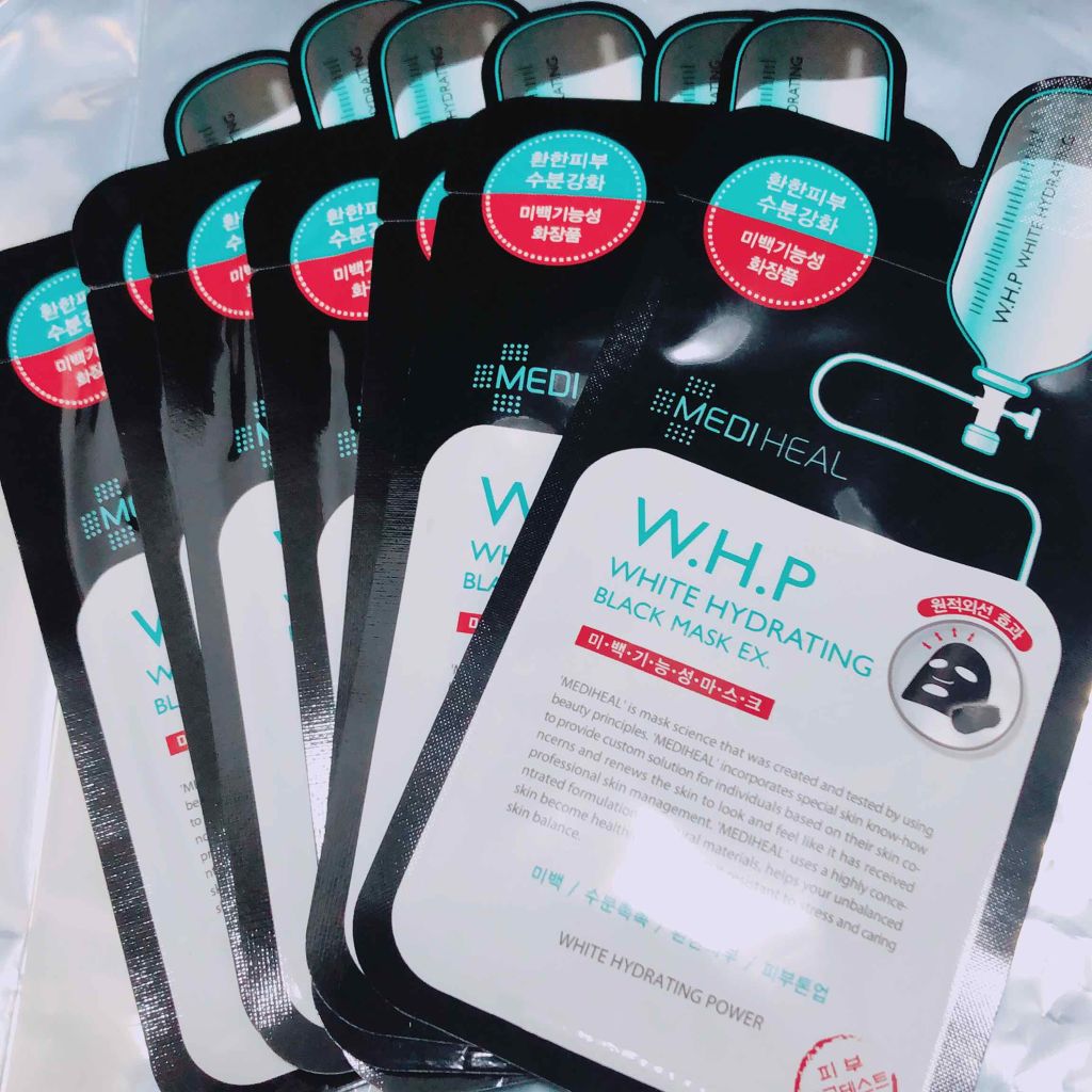 W.H.P ブラックマスク JEX/MEDIHEAL/シートマスク・パックを使ったクチコミ(3枚目)