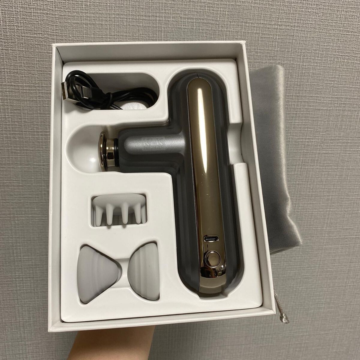 筋膜リリースガン/KLK/マッサージガンを使ったクチコミ（2枚目）