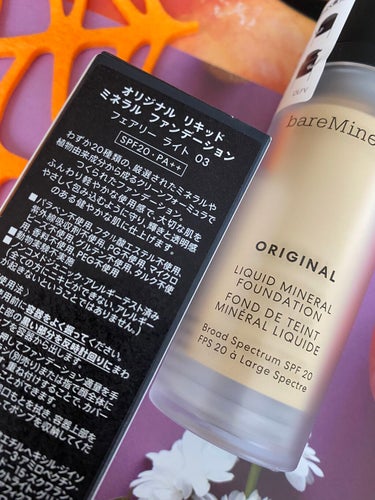 オリジナル  リキッド  ミネラル  ファンデーション フェアリーライト 03/bareMinerals/リキッドファンデーションを使ったクチコミ（2枚目）