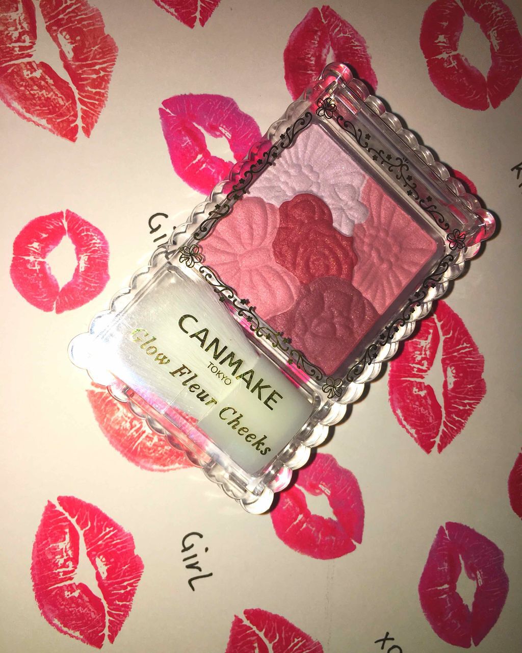 グロウフルールチークス/キャンメイク/パウダーチークを使ったクチコミ(1枚目)