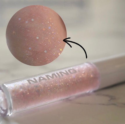 ダズリングアイグリッター/NAMING./リキッドアイシャドウを使ったクチコミ(5枚目)