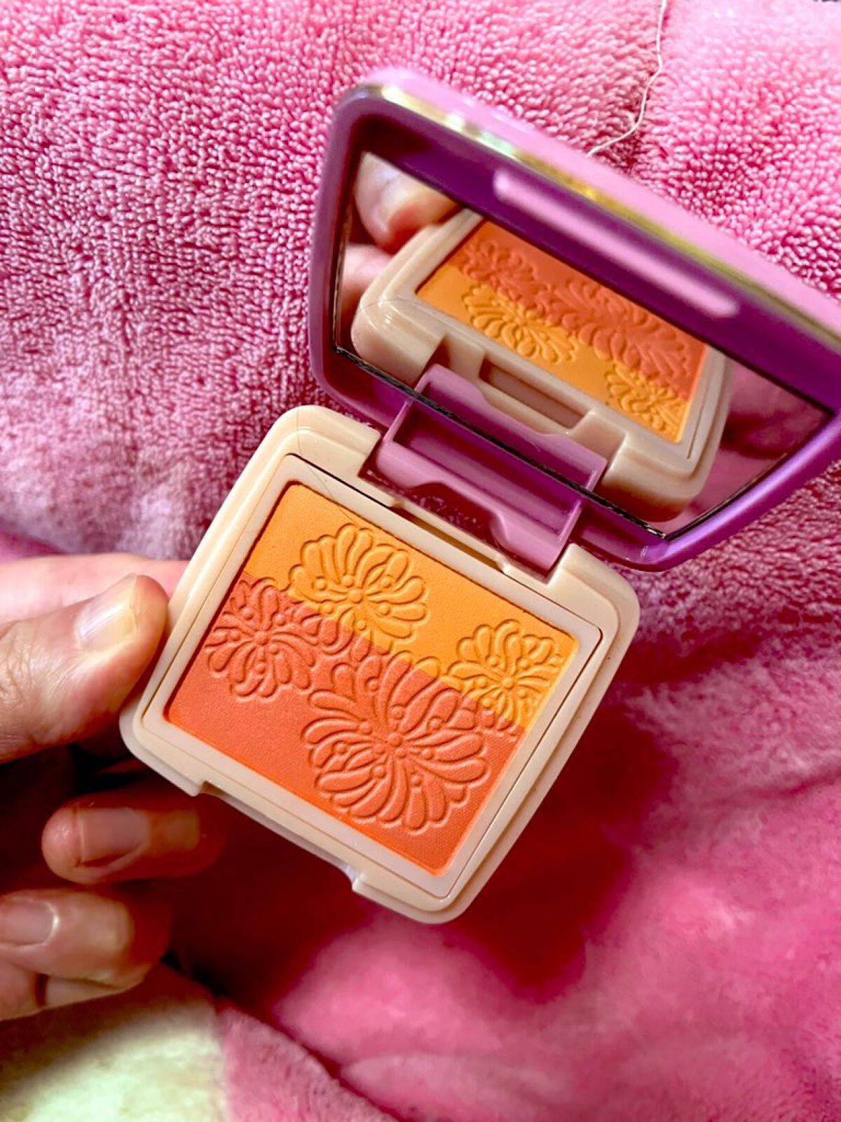 プレスト ブラッシュ 10 トロピカル ミモザ/PAUL & JOE BEAUTE/パウダーチークを使ったクチコミ（1枚目）