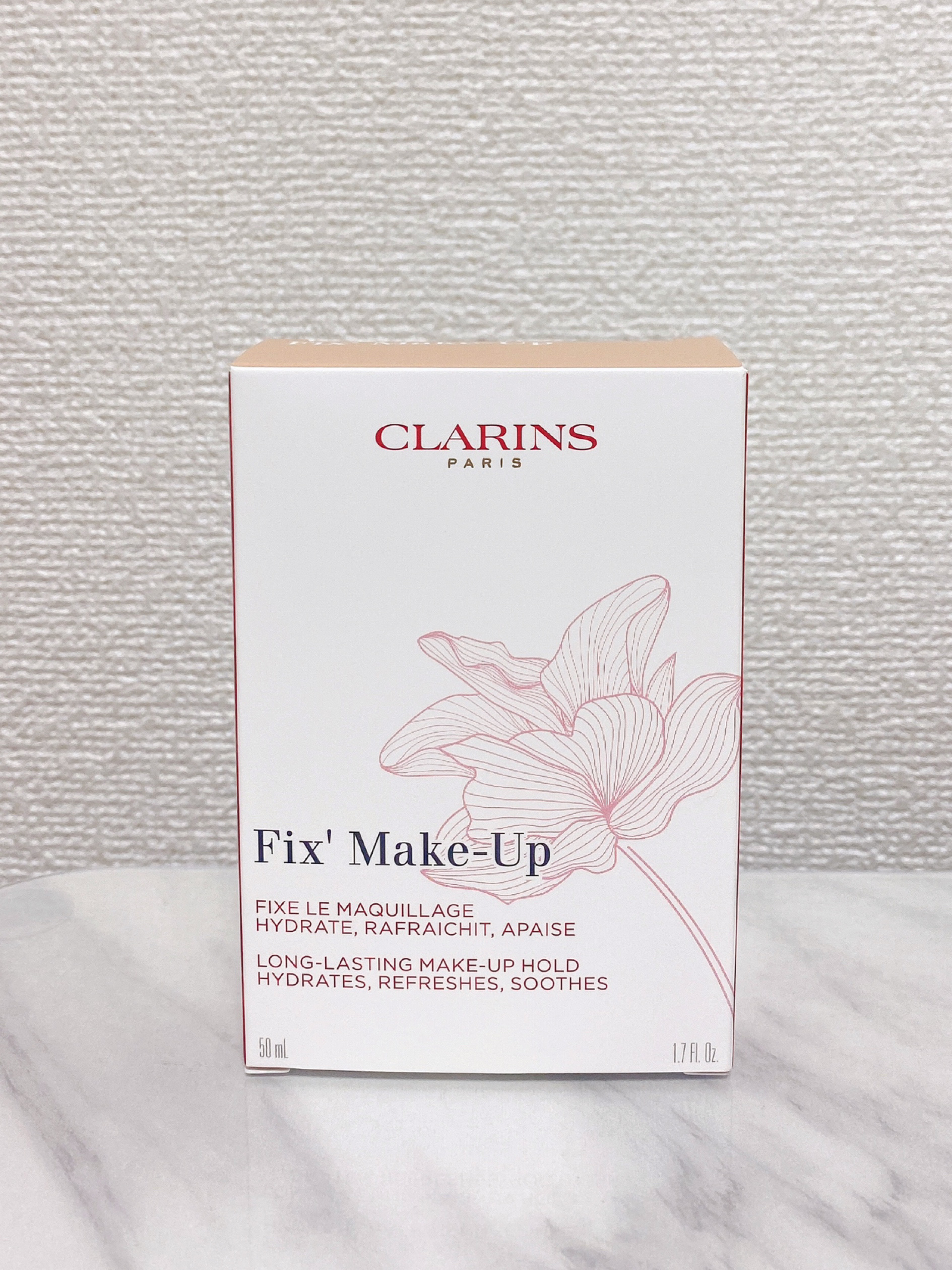 フィックス メイクアップw/CLARINS/ミスト状化粧水を使ったクチコミ（2枚目）
