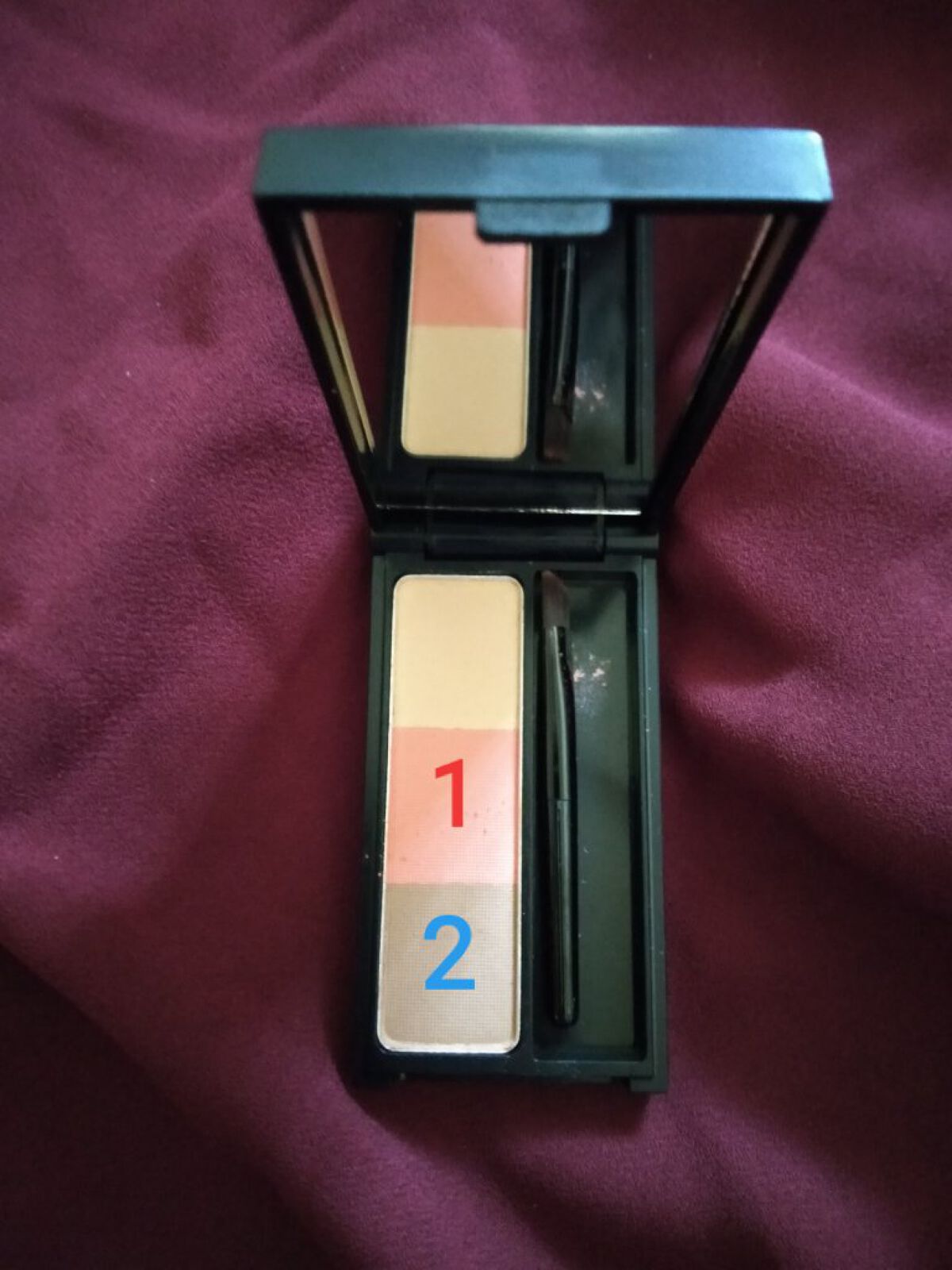 UR GLAM EYEBROW POWDER/U R GLAM/パウダーアイブロウを使ったクチコミ(4枚目)