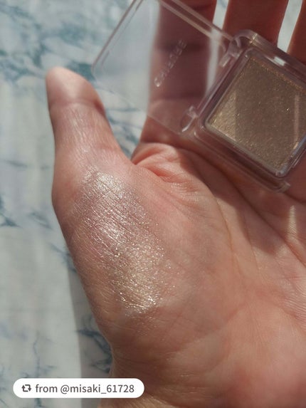 シングル カラー アイシャドウ/ちふれ/単色アイシャドウを使ったクチコミ(4枚目)