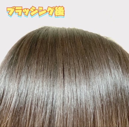 ブナ材ヘアブラシ ミックス毛/無印良品/ヘアブラシを使ったクチコミ(3枚目)