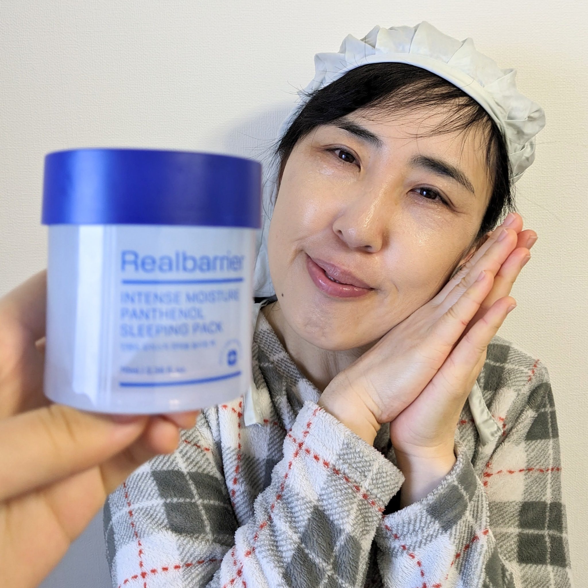 インテンスモイスチャーパンテノールスリーピングパック/Real Barrier/シートマスク・パックを使ったクチコミ（1枚目）