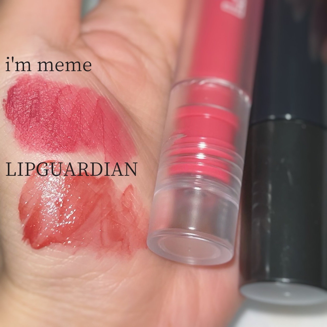 リップシルエットマットベルベットティント 08 グラニーピンク/i’m meme/リップティントを使ったクチコミ（3枚目）