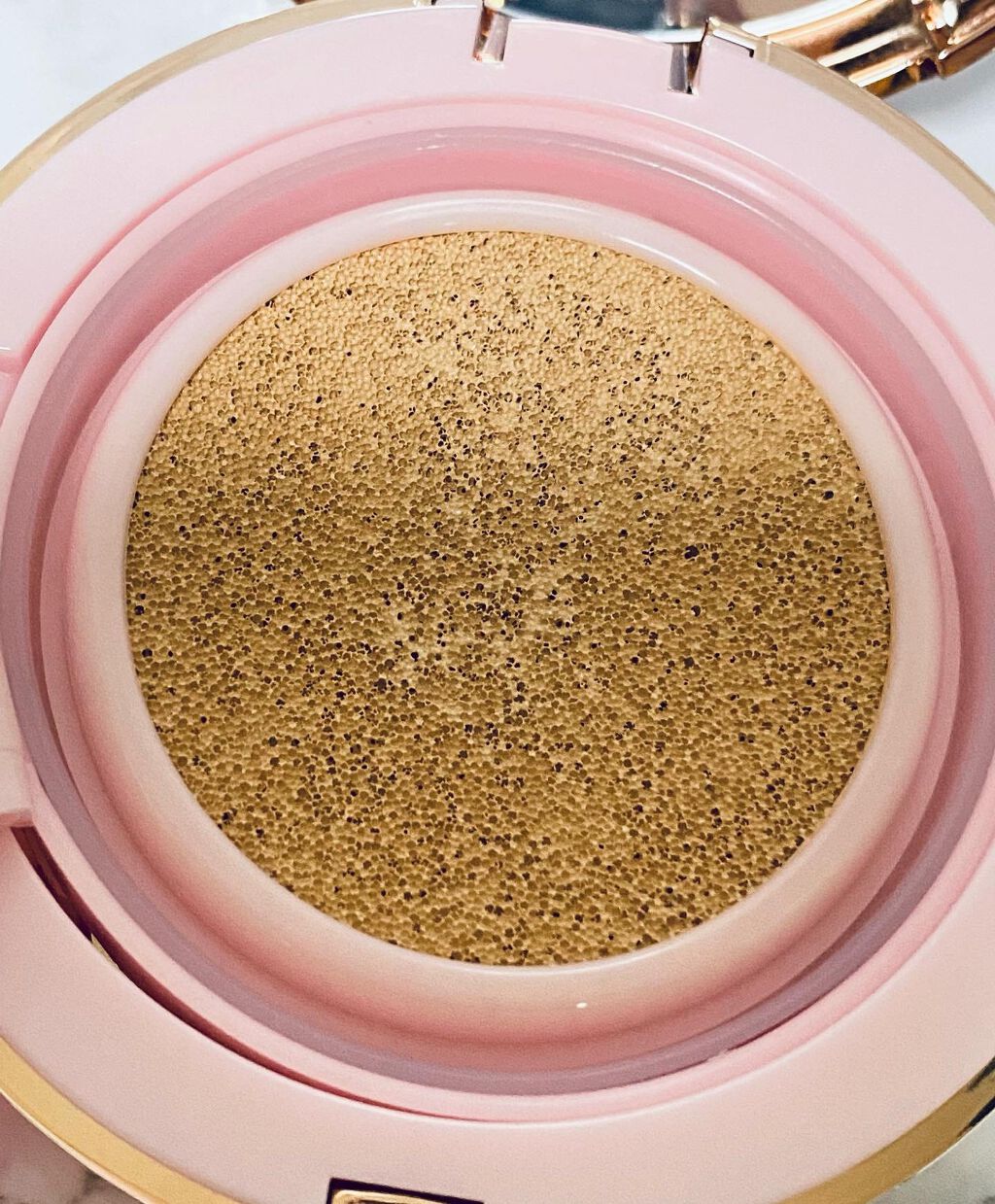 ピンクティーツリーカバークッション/APLIN/クッションファンデーションを使ったクチコミ（2枚目）