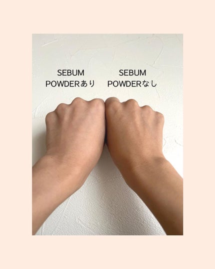 ポアセバムパウダー/One-day's you/ルースパウダーを使ったクチコミ(3枚目)