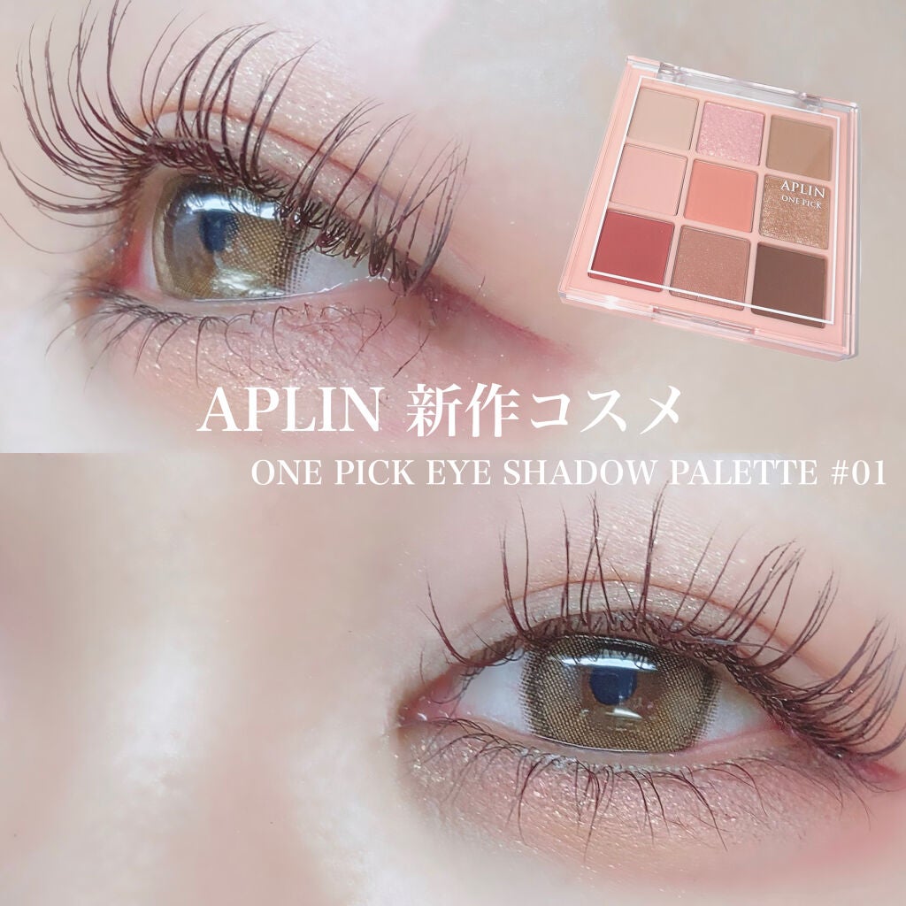 ワンピックアイシャドウパレット/APLIN/アイシャドウパレットを使ったクチコミ(1枚目)