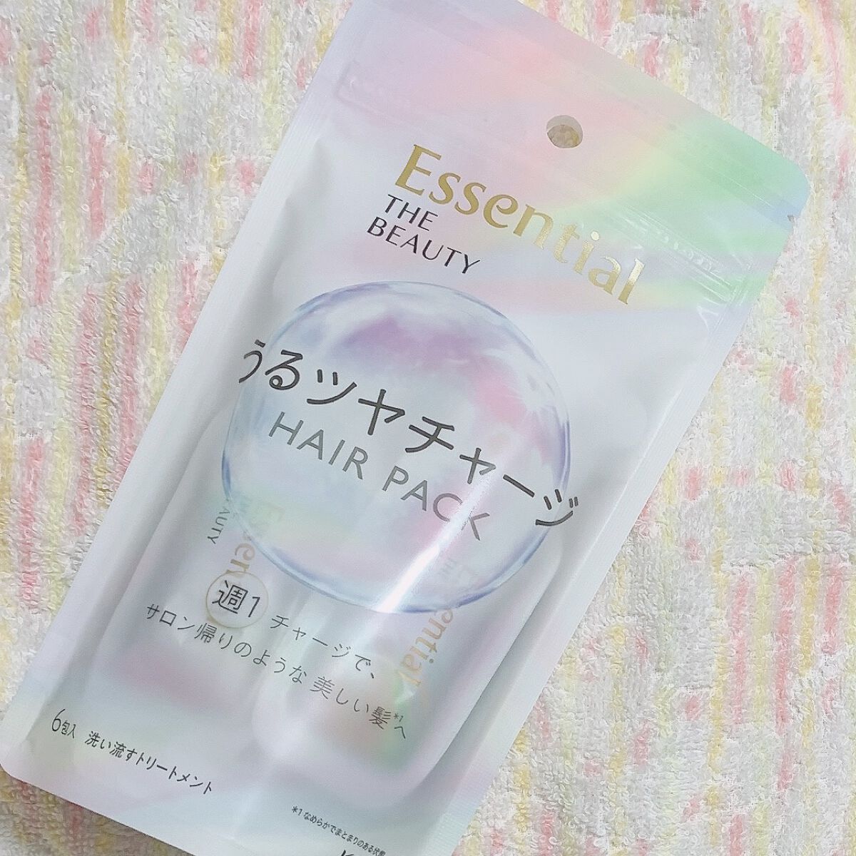 ザビューティ うるツヤチャージヘアパック/エッセンシャル/ヘアマスク・ヘアパックを使ったクチコミ（1枚目）