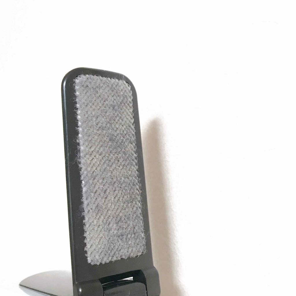 DAISO 折りたたみ式　コンパクト身だしなみブラシ（ミラー付き）