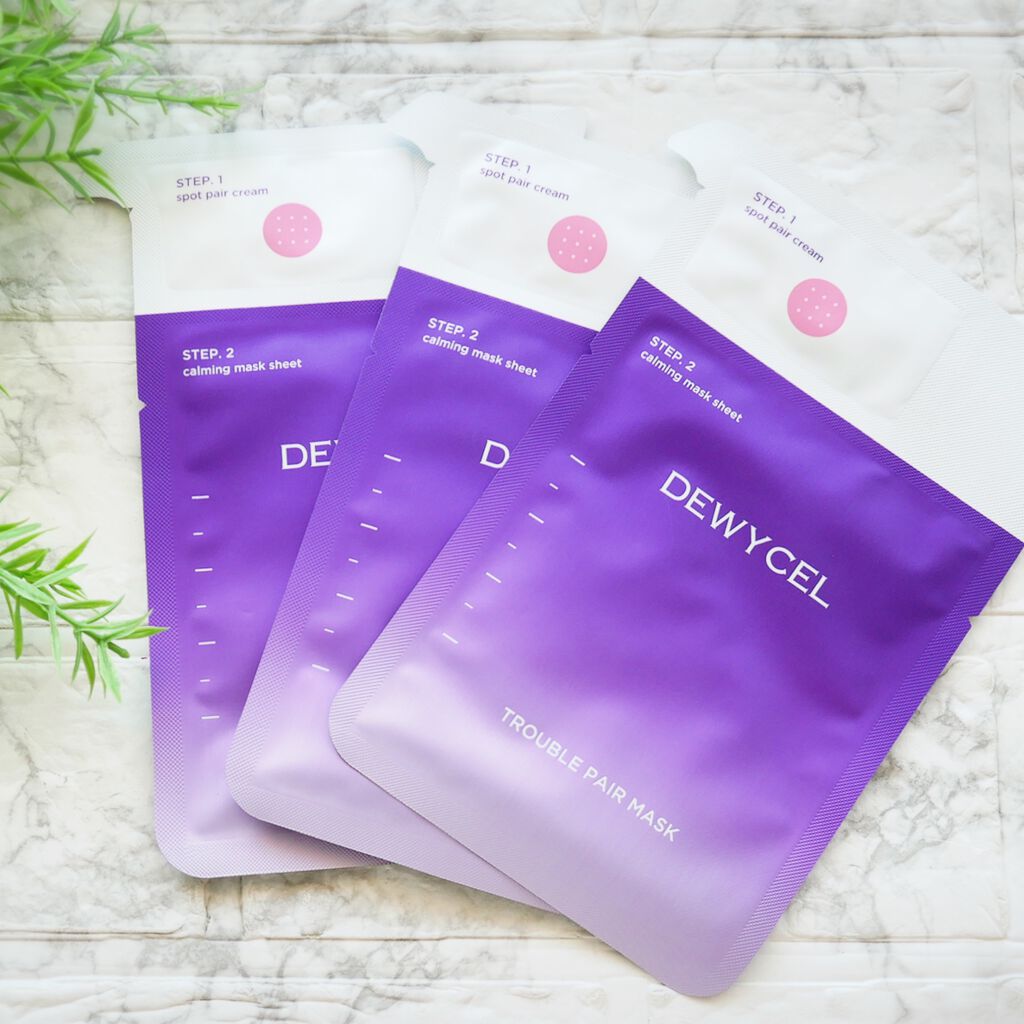 トラブルペアーマスク/DEWYCEL/シートマスク・パックを使ったクチコミ（1枚目）