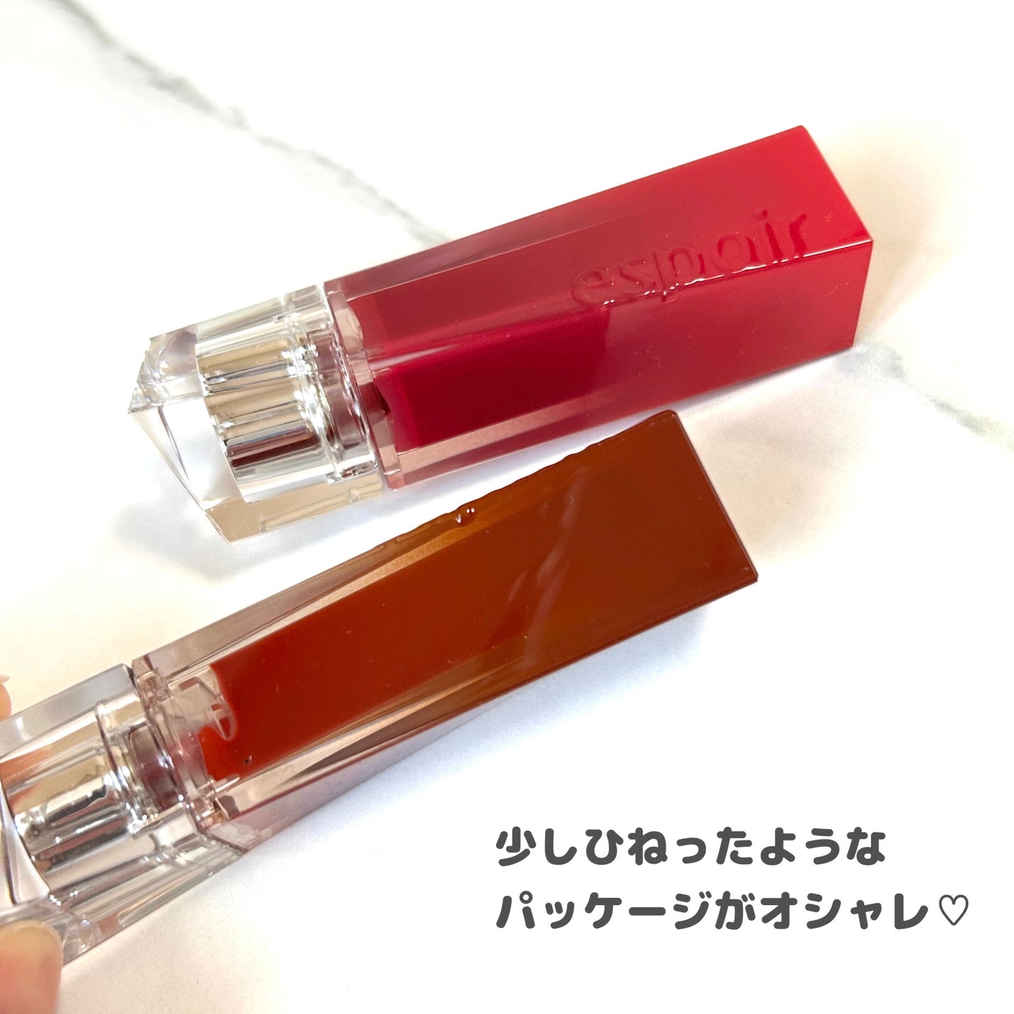 クチュールリップティントグレイズ/espoir/リップティントを使ったクチコミ(3枚目)