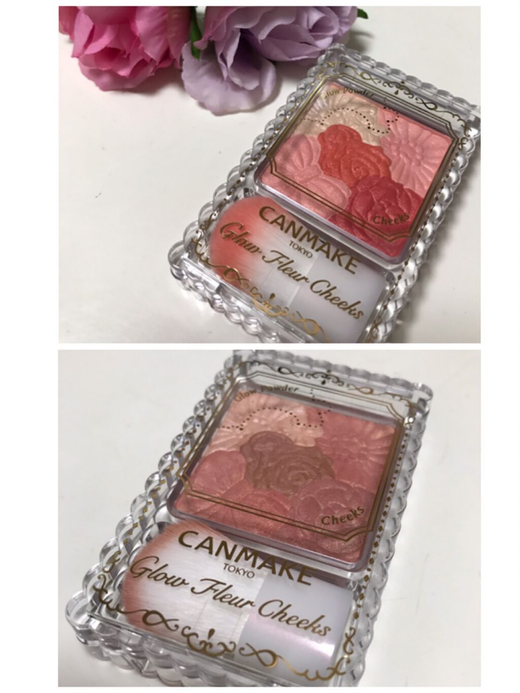 グロウフルールチークス/キャンメイク/パウダーチークを使ったクチコミ(1枚目)