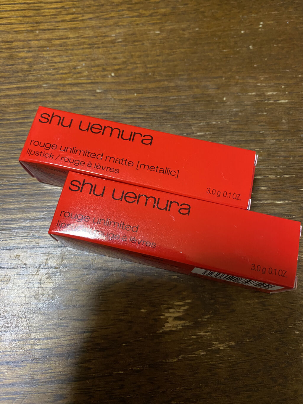 ルージュ アンリミテッド/shu uemura/口紅を使ったクチコミ（1枚目）