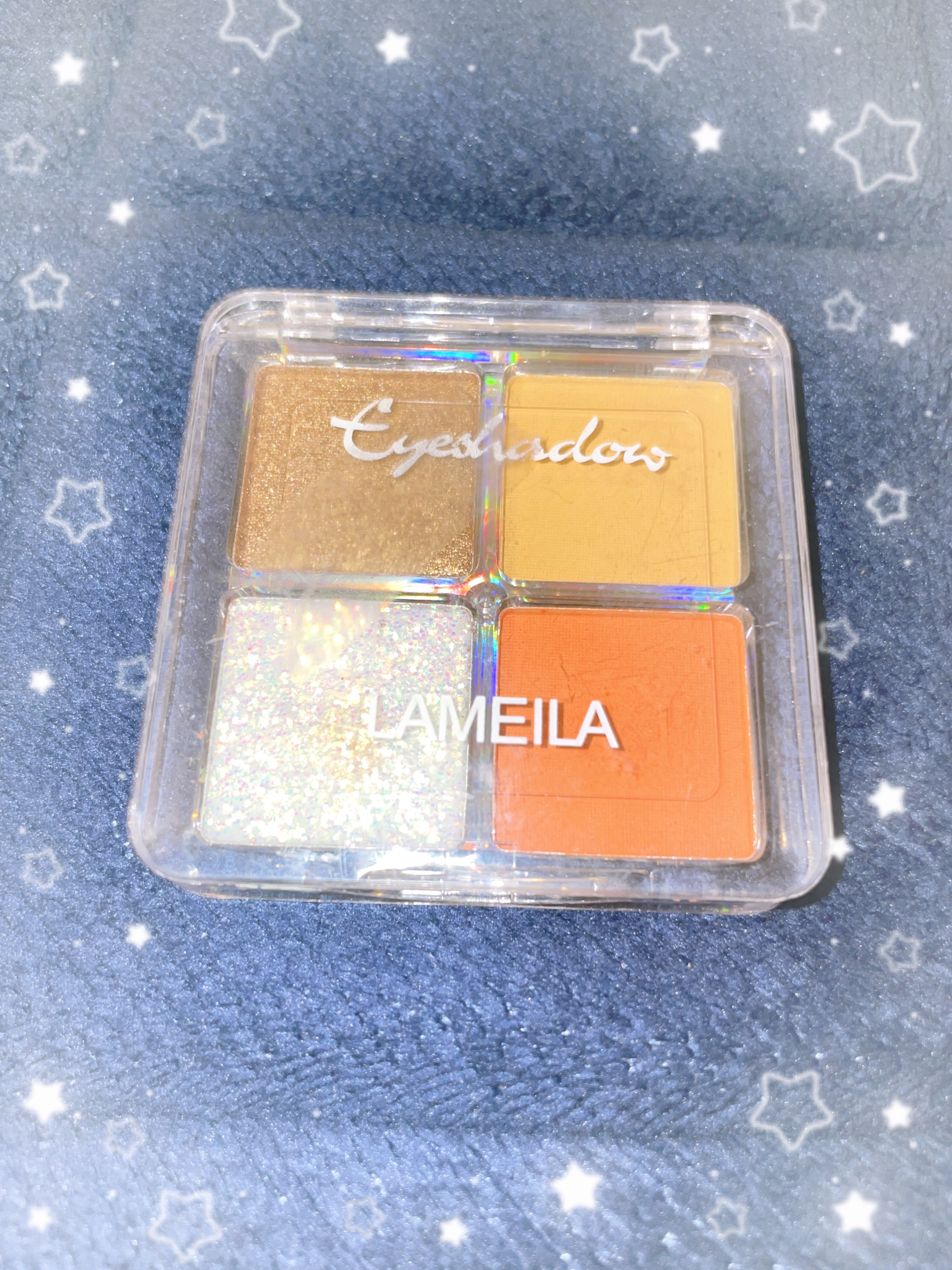 四色眼影/Lameila/アイシャドウパレットを使ったクチコミ（1枚目）