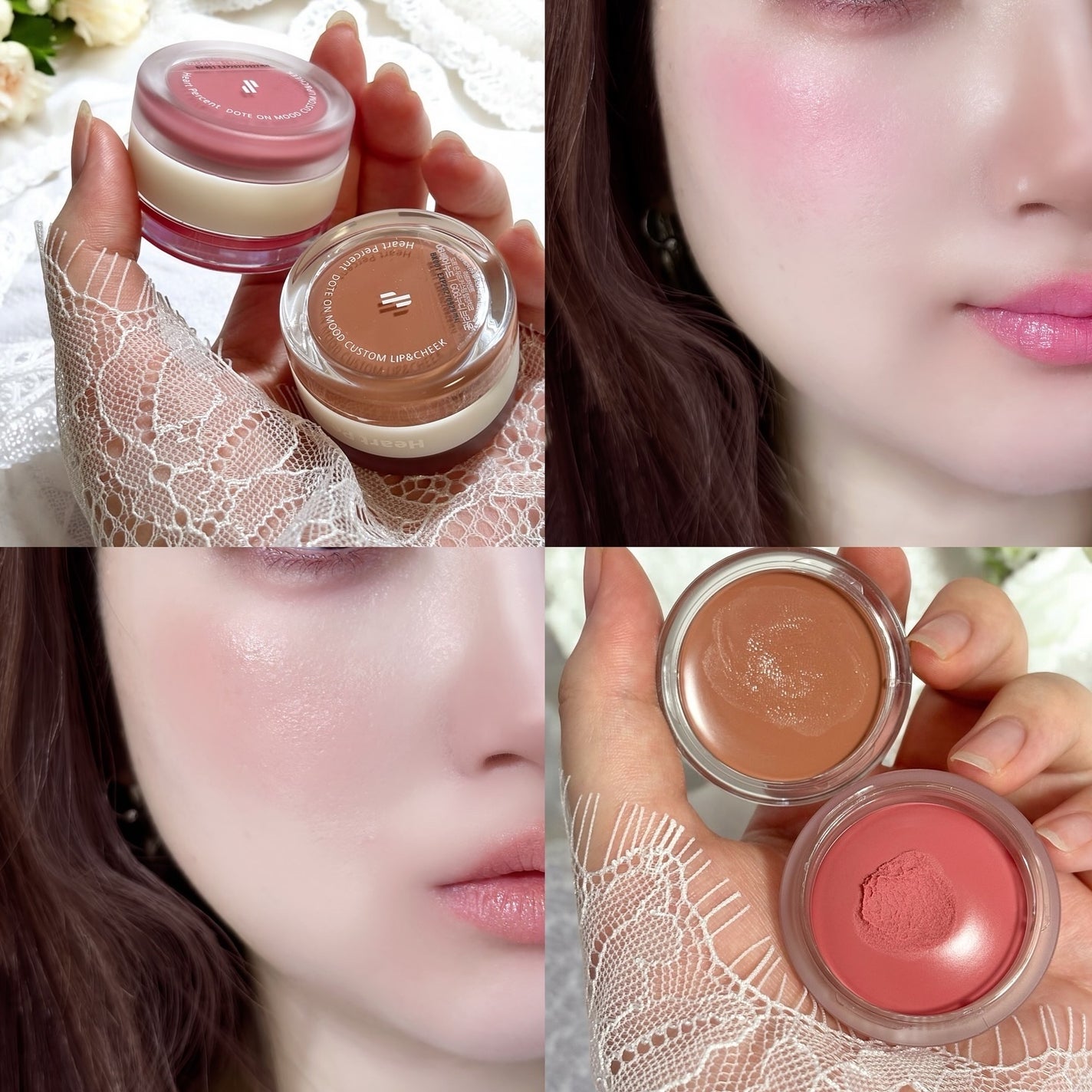 ドットオンムード・カスタム・リップアンドチーク/Heart Percent/ジェル・クリームチークを使ったクチコミ(7枚目)