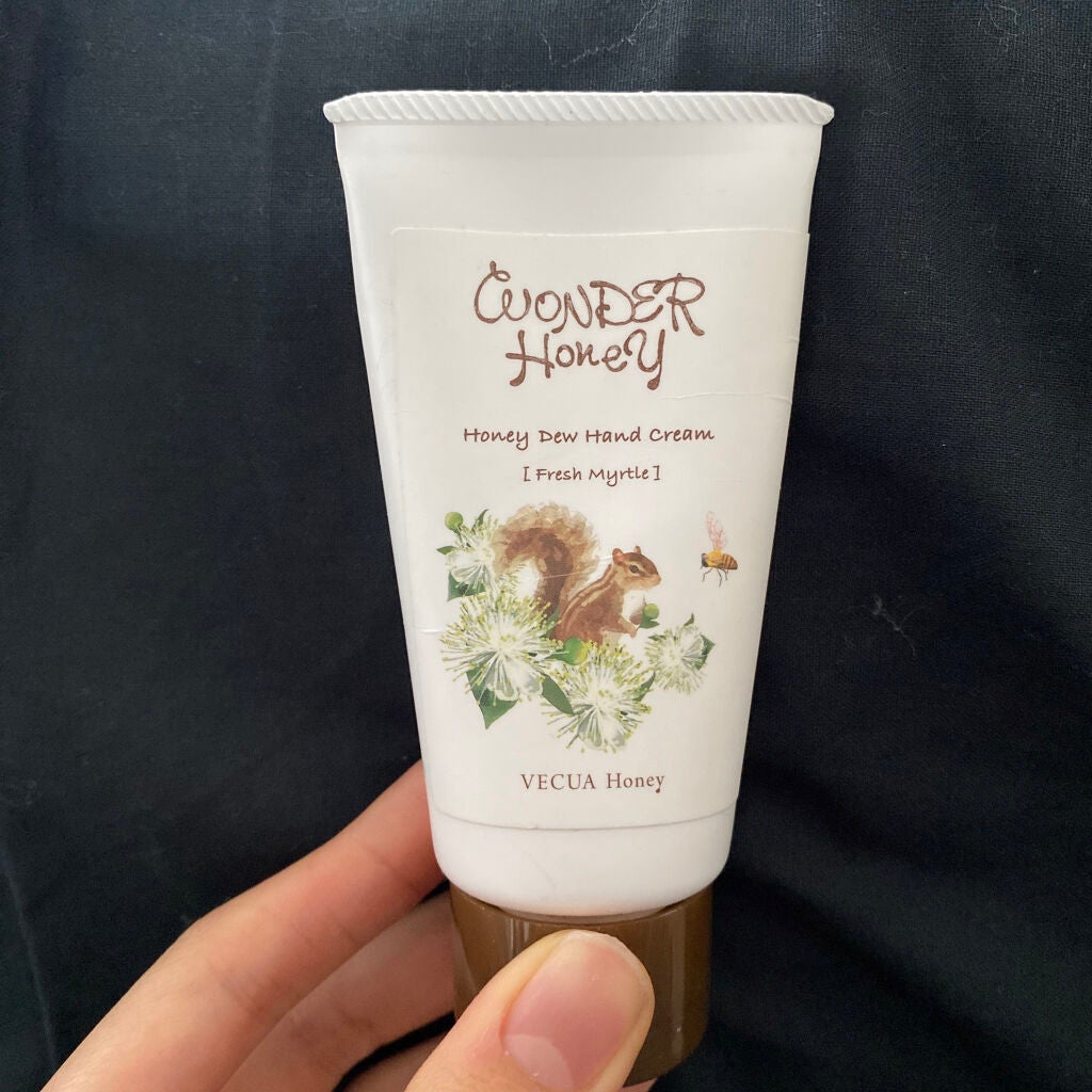 ワンダーハニー とろとろハンドクリーム 朝摘みマートル/VECUA Honey/ハンドクリームを使ったクチコミ(1枚目)