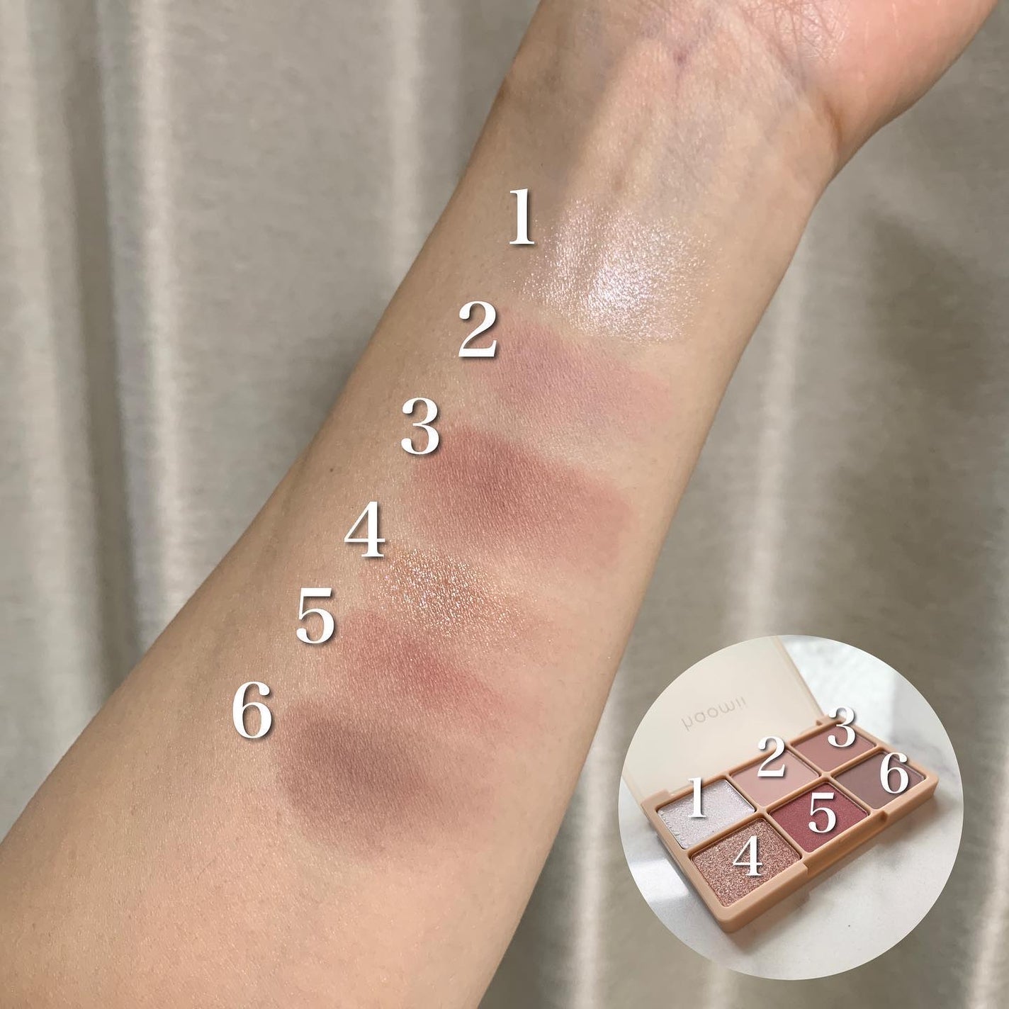 カクテルルーチェアイパレット/haomii/マルチパレットを使ったクチコミ(3枚目)