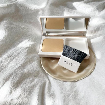 パウダリーファンデーション ソフトシャイニー/ブリリアージュ/パウダーファンデーションを使ったクチコミ(2枚目)