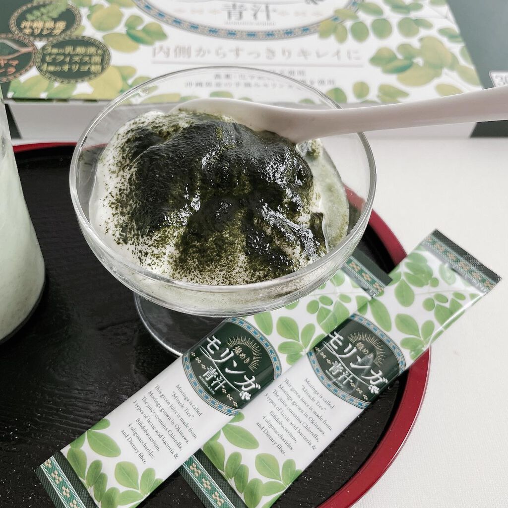 煌めきモリンガ青汁/ピュアフィールド/青汁を使ったクチコミ(2枚目)
