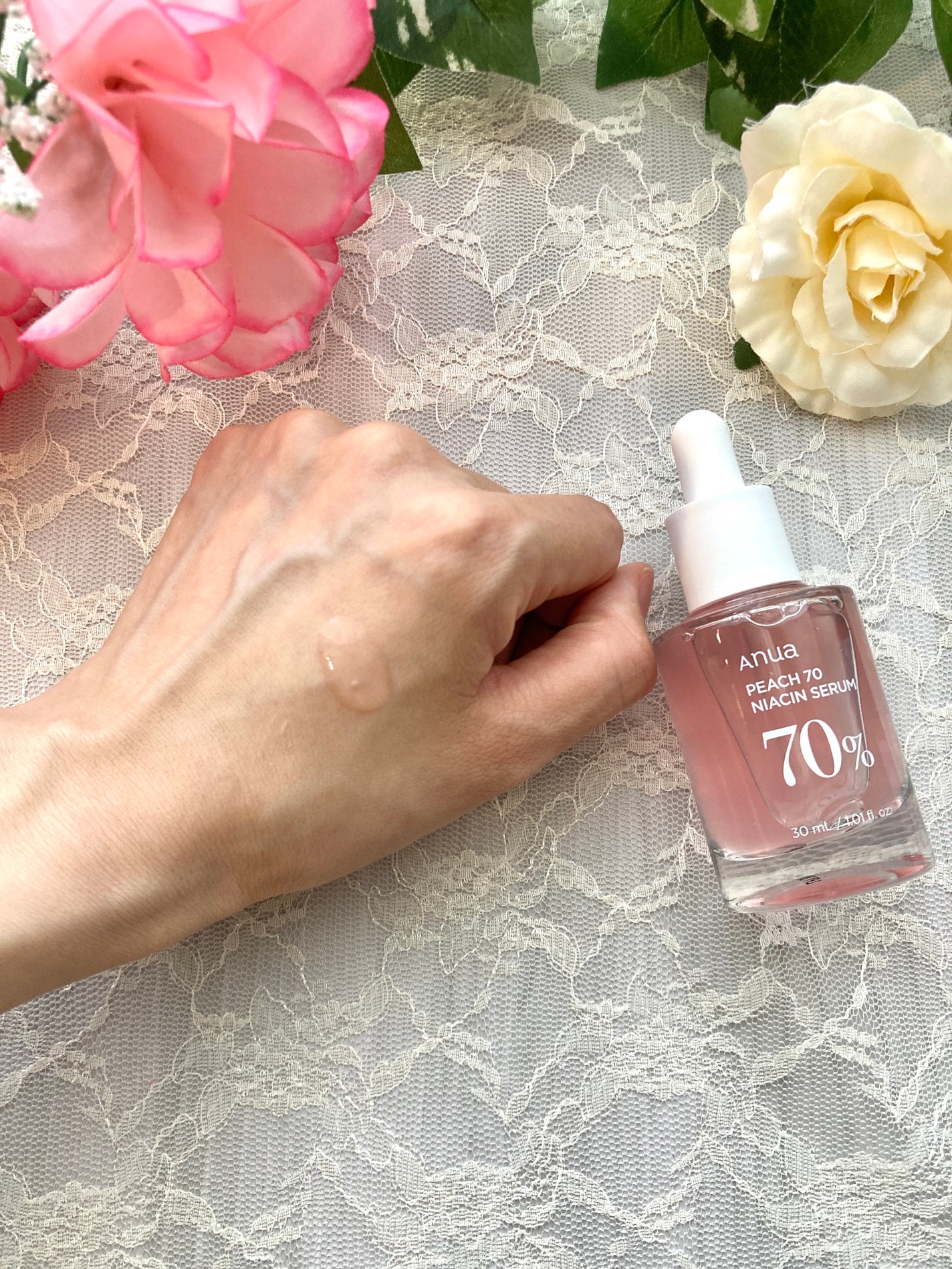 桃70%ナイアシンセラム/Anua/美容液を使ったクチコミ(3枚目)