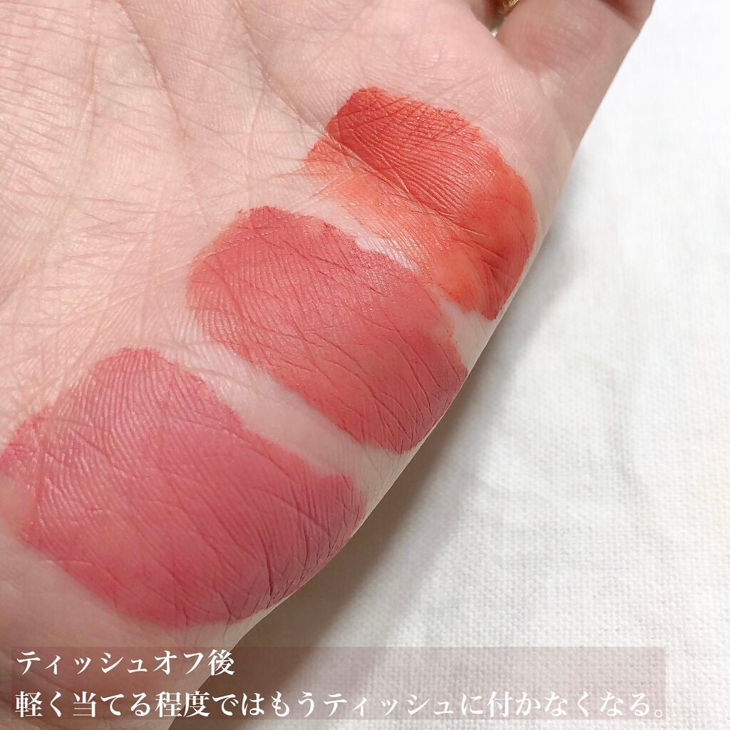 シフォンマット ルージュ/ESPRIQUE/口紅を使ったクチコミ(3枚目)