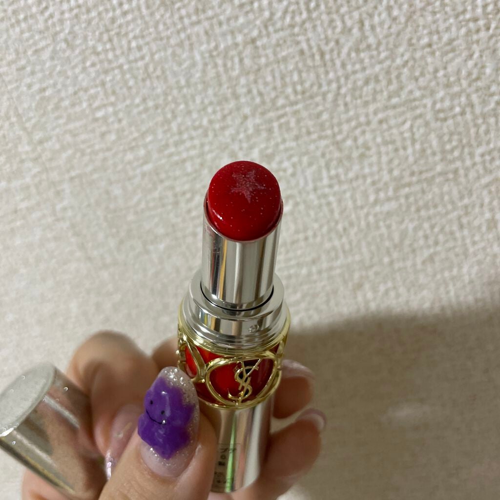 ルージュ ヴォリュプテ ロックシャイン/YVES SAINT LAURENT BEAUTE/口紅を使ったクチコミ(2枚目)