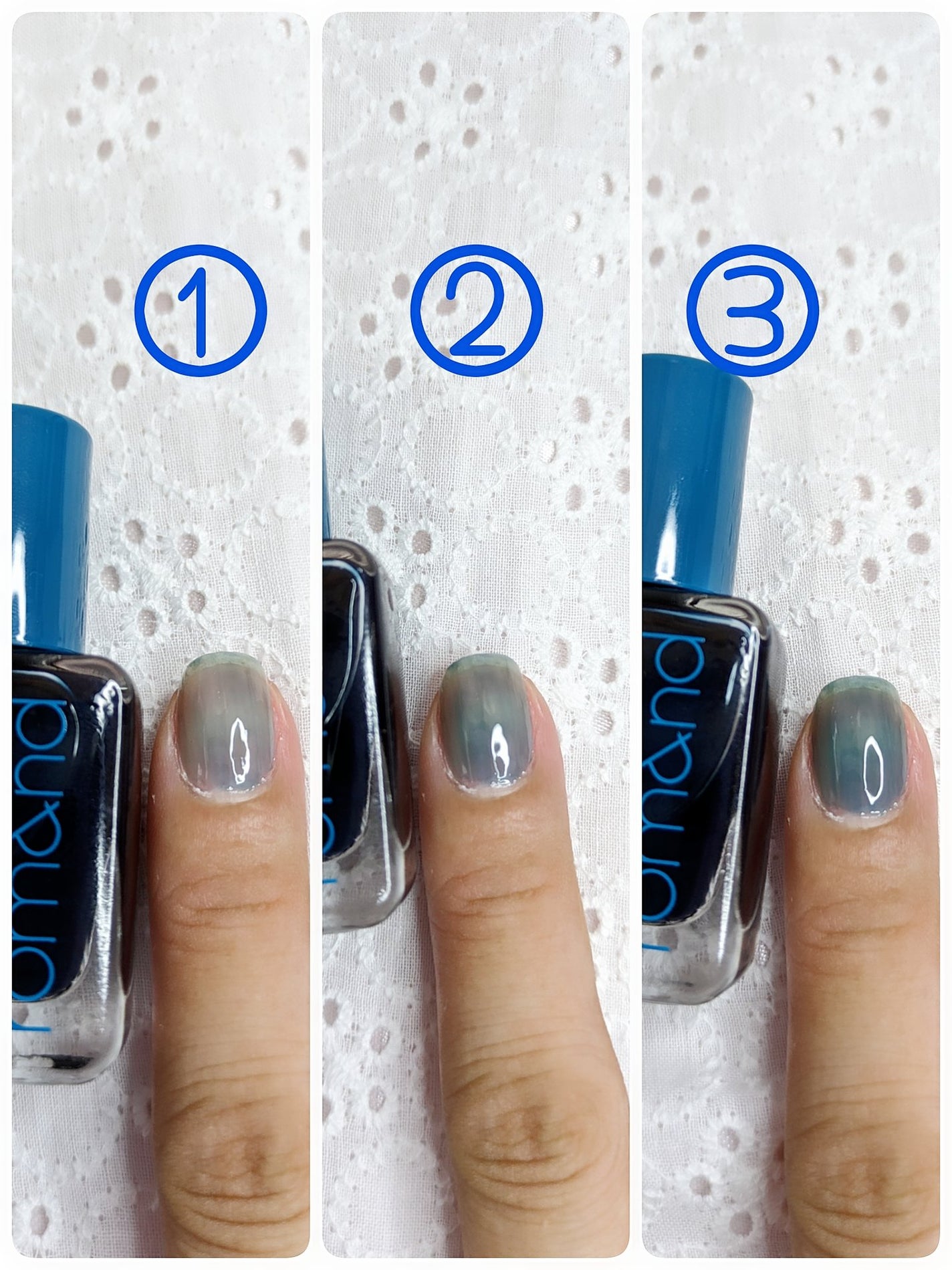 ムードペブルネイル/rom&nd/マニキュアを使ったクチコミ(2枚目)