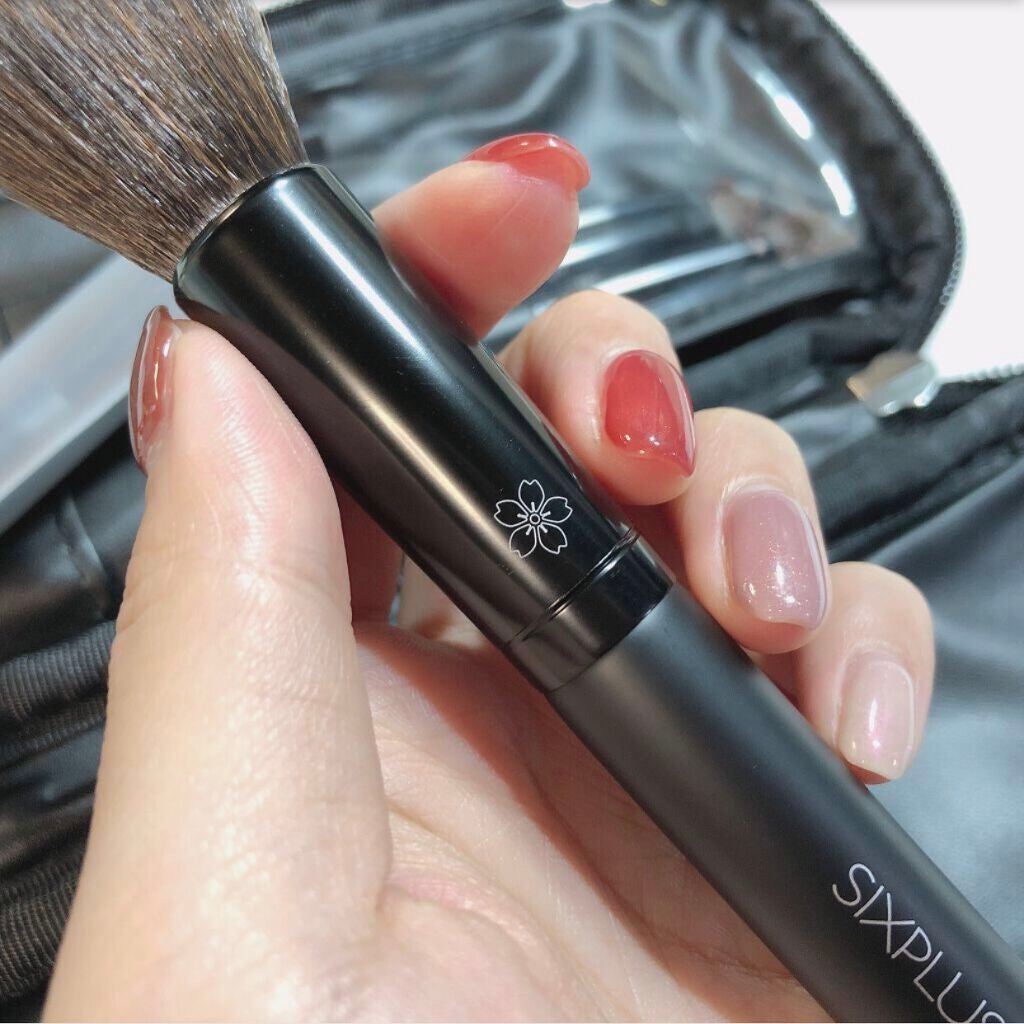 ブラックメイクブラシ8本セット-Dawnシリーズ/SIXPLUS/メイクブラシを使ったクチコミ(4枚目)