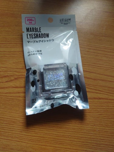 UR GLAM　MARBLE EYESHADOW/U R GLAM/シングルアイシャドウを使ったクチコミ（1枚目）