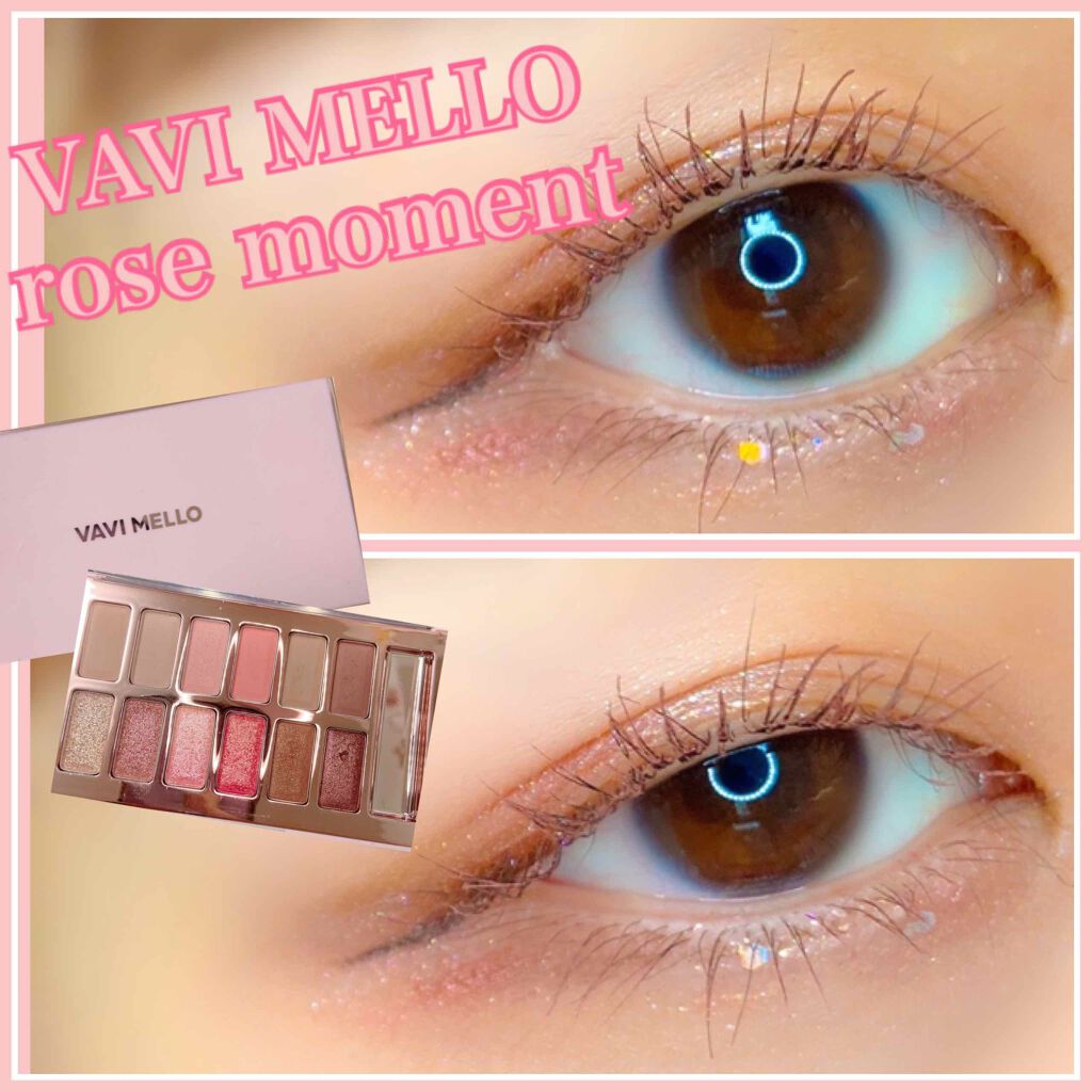 バレンタインボックス3ローズモーメント/VAVI MELLO/アイシャドウパレットを使ったクチコミ（1枚目）