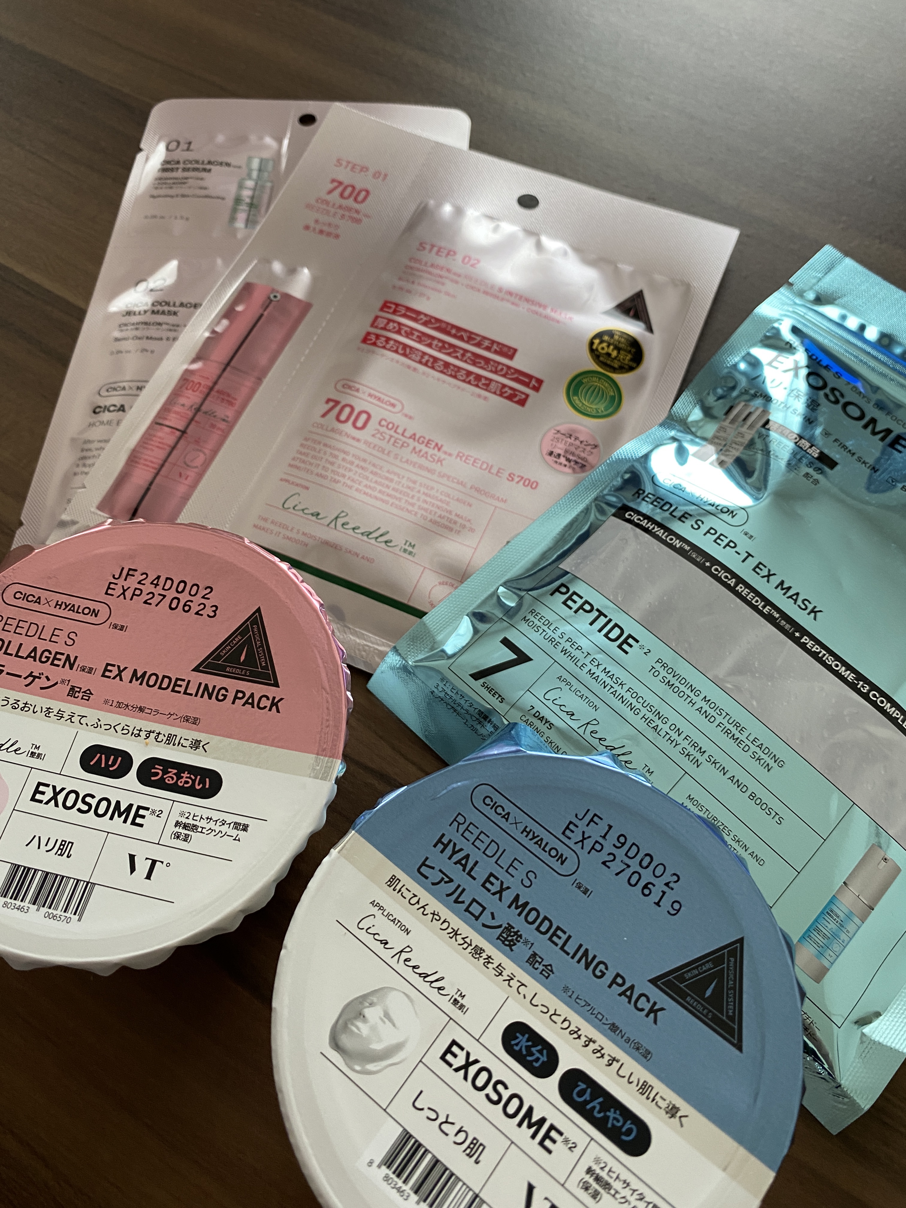 リードルショットEX コラーゲンモデリングパック/VT/シートマスク・パックを使ったクチコミ（1枚目）