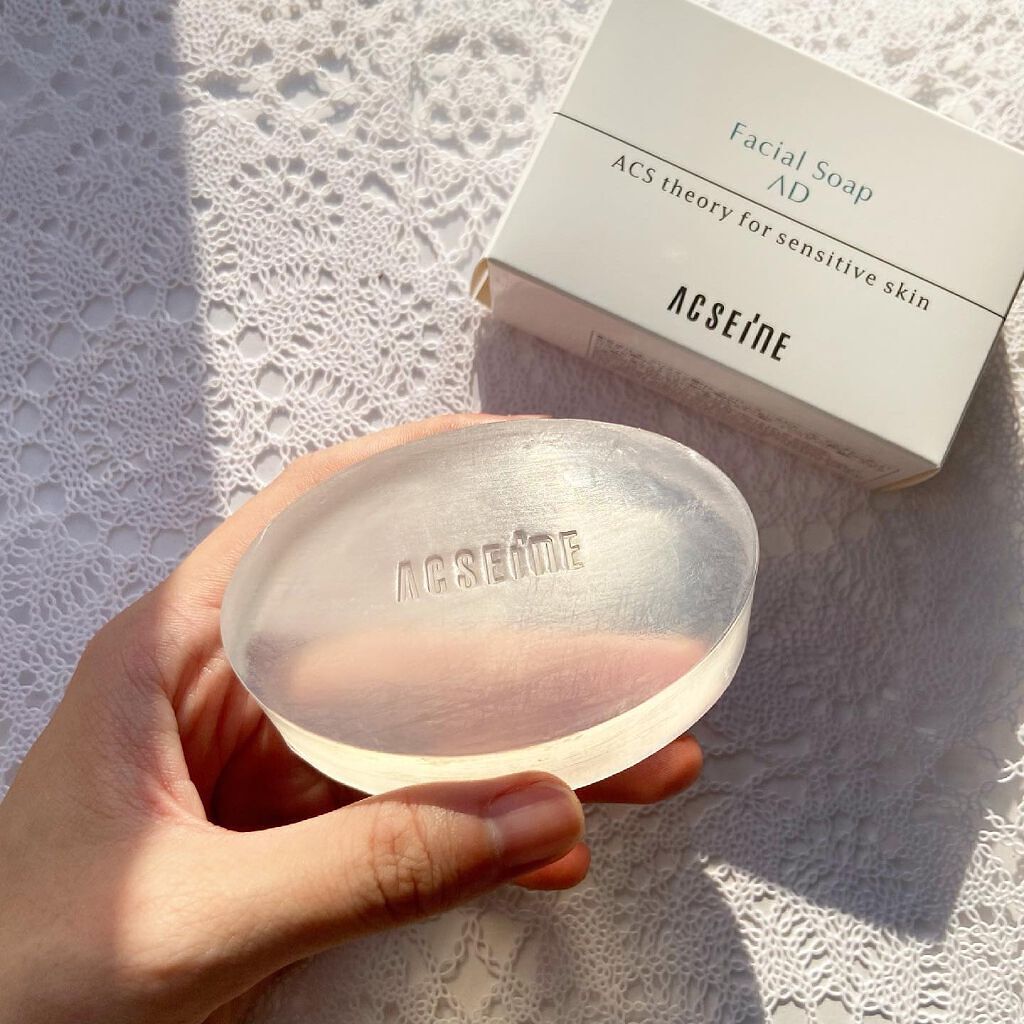 フェイシャルソープ AD/ACSEINE/洗顔石鹸を使ったクチコミ(2枚目)