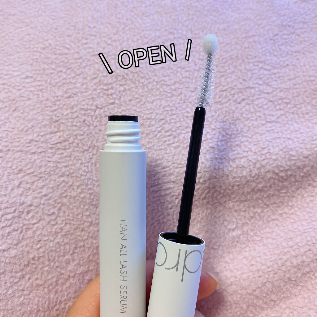 ハンオールラッシュセラム/rom&nd/まつげ美容液を使ったクチコミ（3枚目）