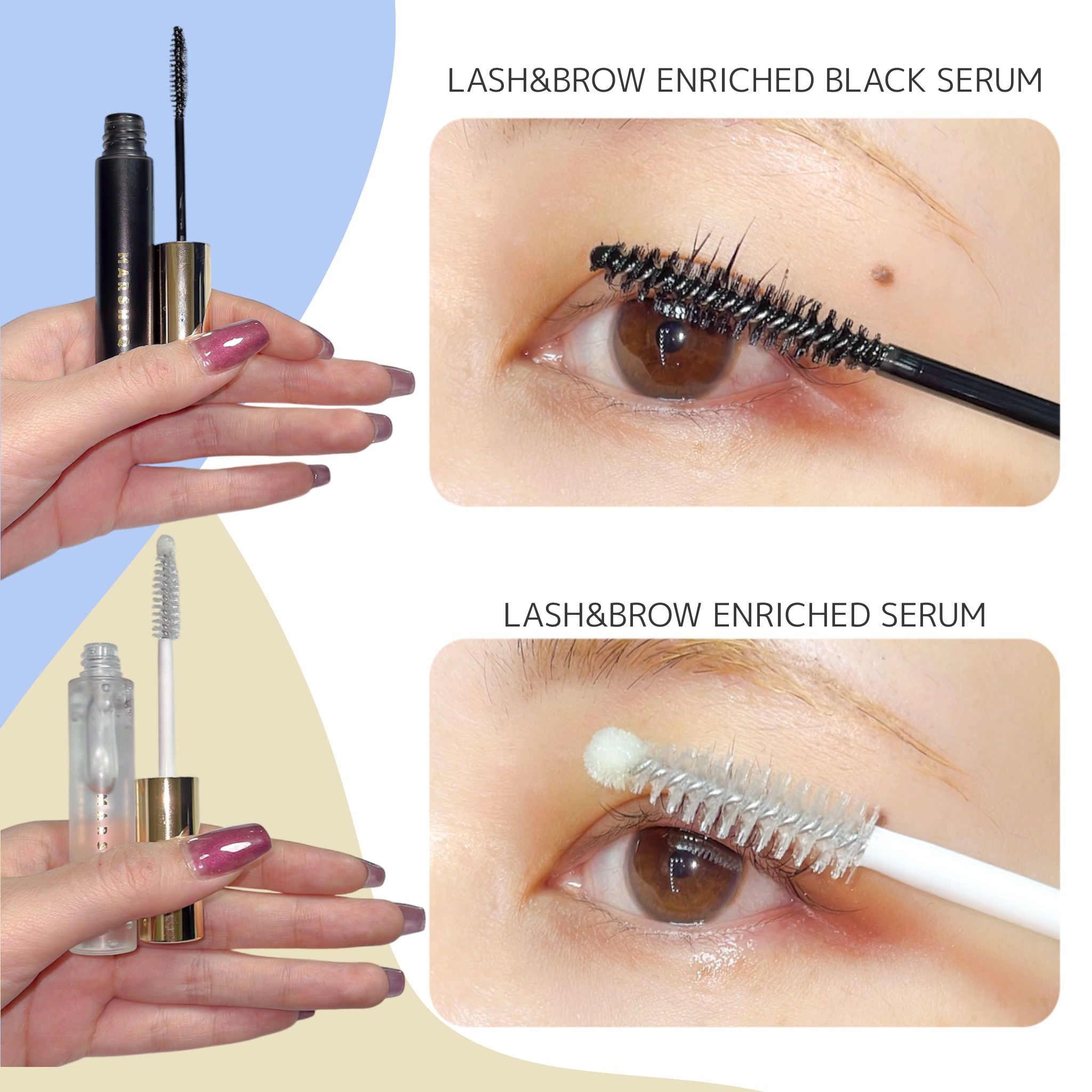 LASH & BROW ENRICHED SERUM/MARSHIQUE/まつげ美容液を使ったクチコミ（3枚目）