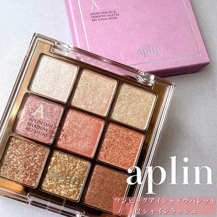 ワンピックアイシャドウパレット/APLIN/アイシャドウパレットを使ったクチコミ(1枚目)