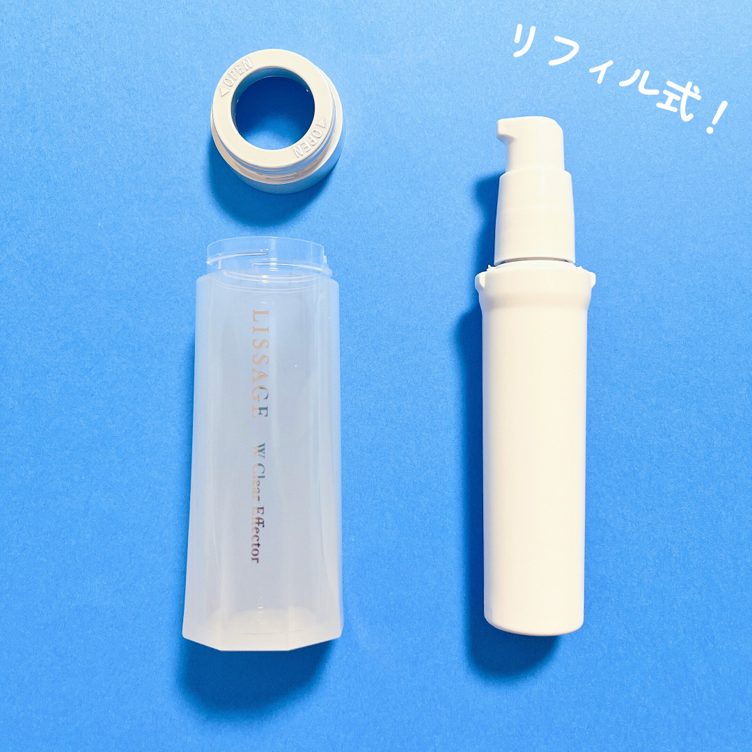 Wクリアエフェクター/リサージ/美容液を使ったクチコミ（3枚目）