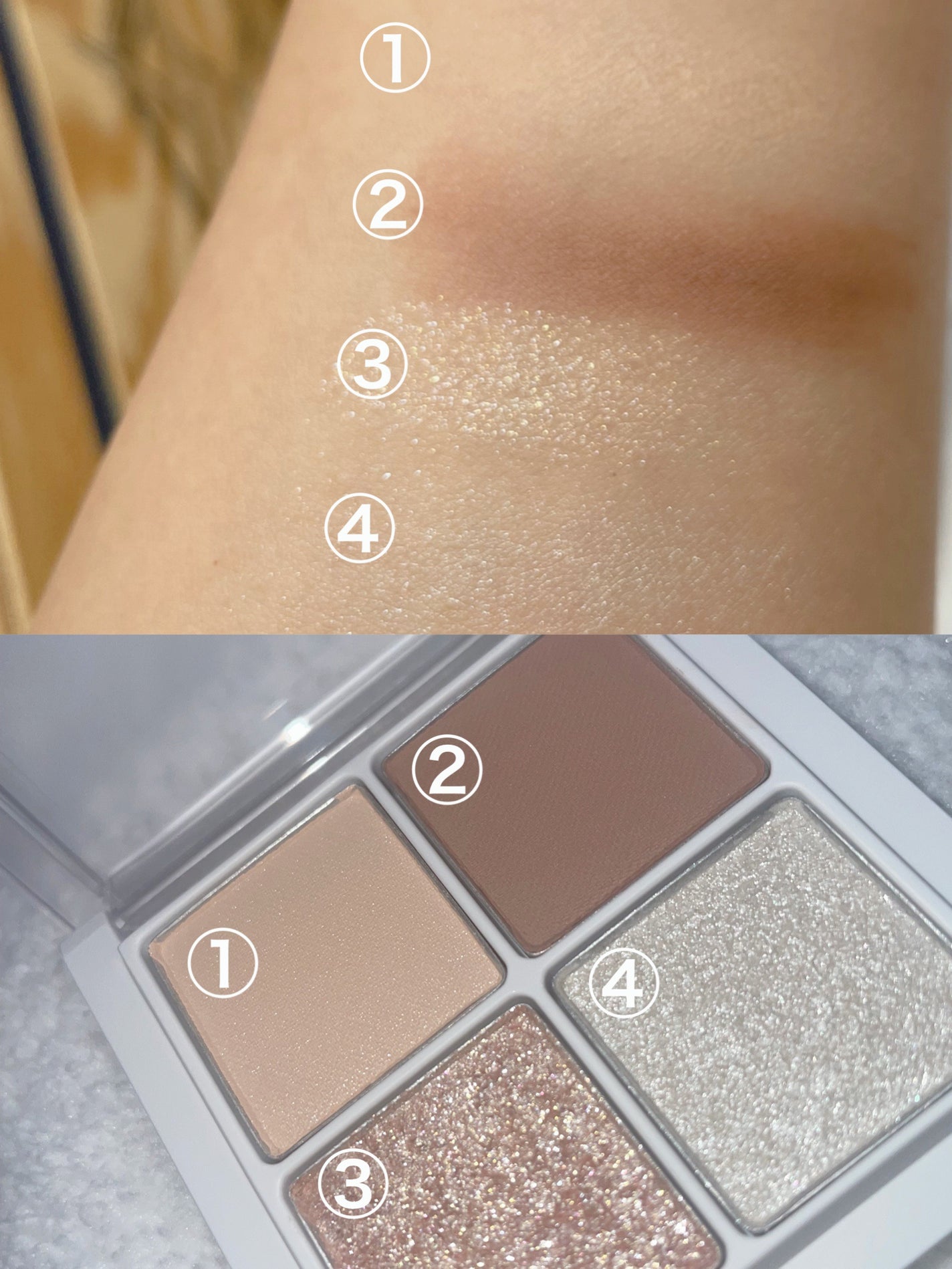 THE アイパレR/b idol/アイシャドウパレットを使ったクチコミ(2枚目)