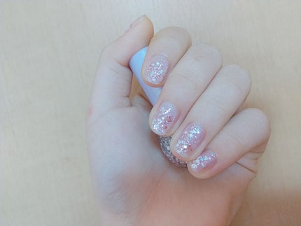 LJ ジェルネイルベースコート/セリア/ジェルネイルを使ったクチコミ(1枚目)