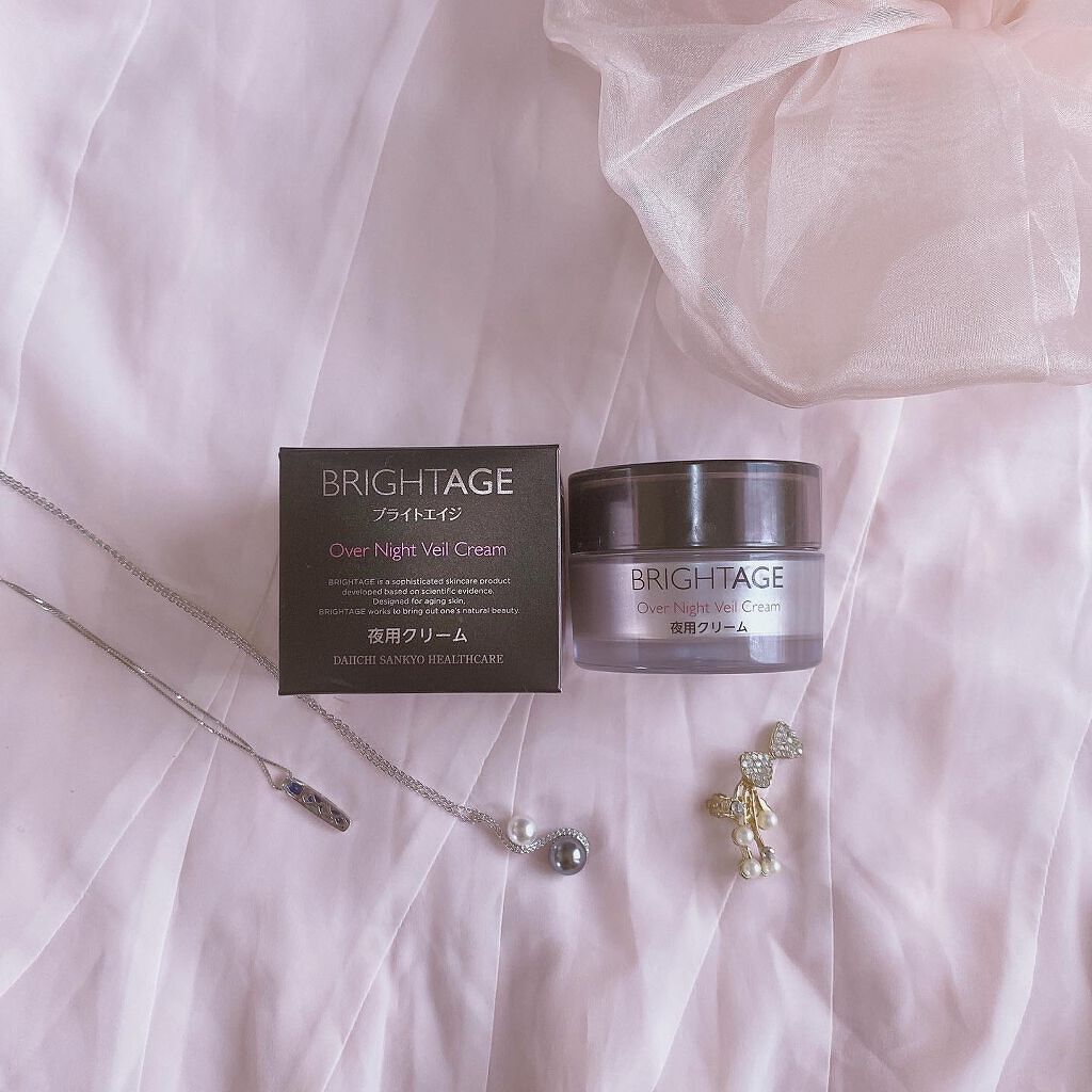 オーバーナイト ヴェールクリーム/BRIGHTAGE/フェイスクリームを使ったクチコミ（2枚目）