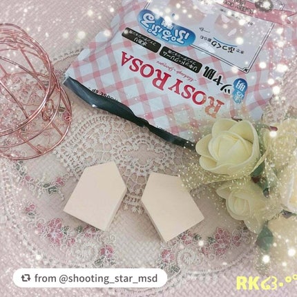 ジェリータッチスポンジ ハウス型/ロージーローザ/パフ・スポンジを使ったクチコミ(1枚目)