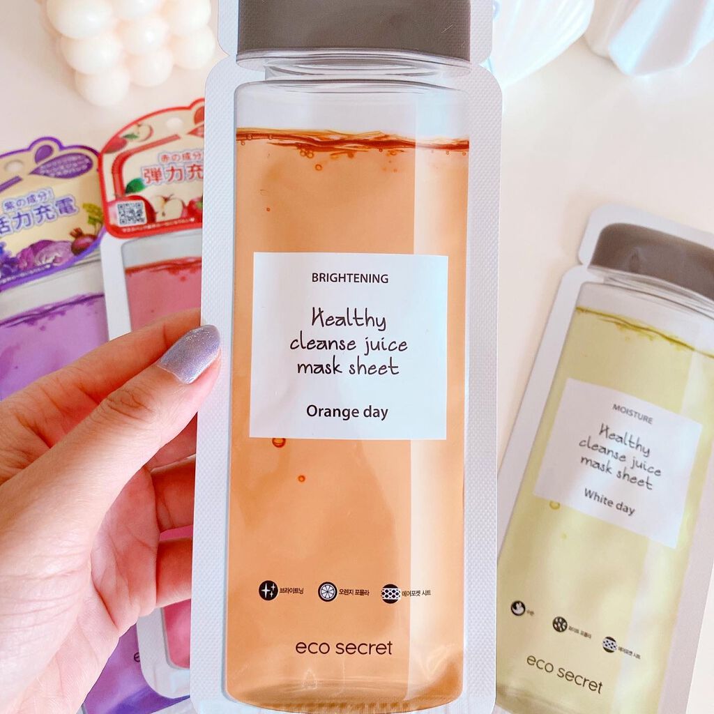 ヘルシークレンズジュースマスクパック/eco secret/シートマスク・パックを使ったクチコミ(6枚目)