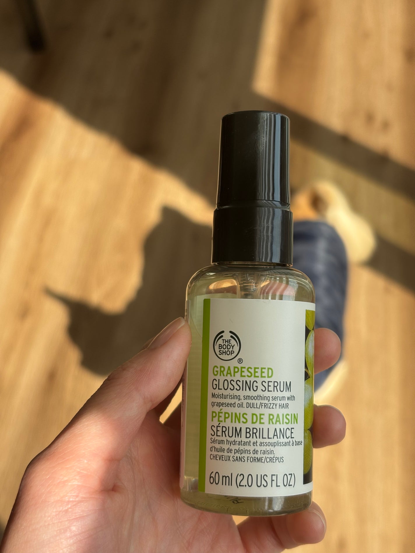 グレープシード グロッシング ヘアセラム/THE BODY SHOP/ヘアオイルを使ったクチコミ(1枚目)