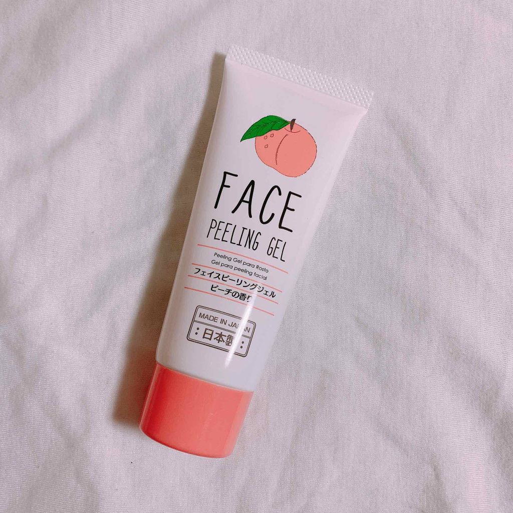 フェイスピーリングジェル ピーチの香り/DAISO/ピーリングを使ったクチコミ（1枚目）