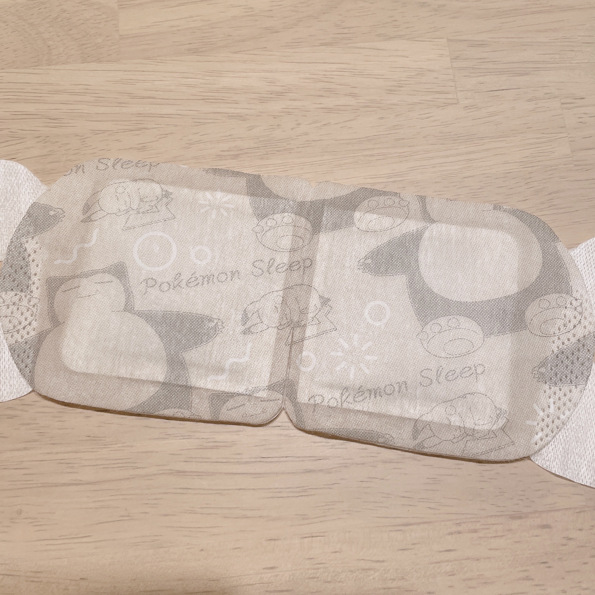 めぐりズム 蒸気でホットアイマスク 無香料 Pokémon Sleepデザイン/めぐりズム/ホットアイマスクを使ったクチコミ（3枚目）