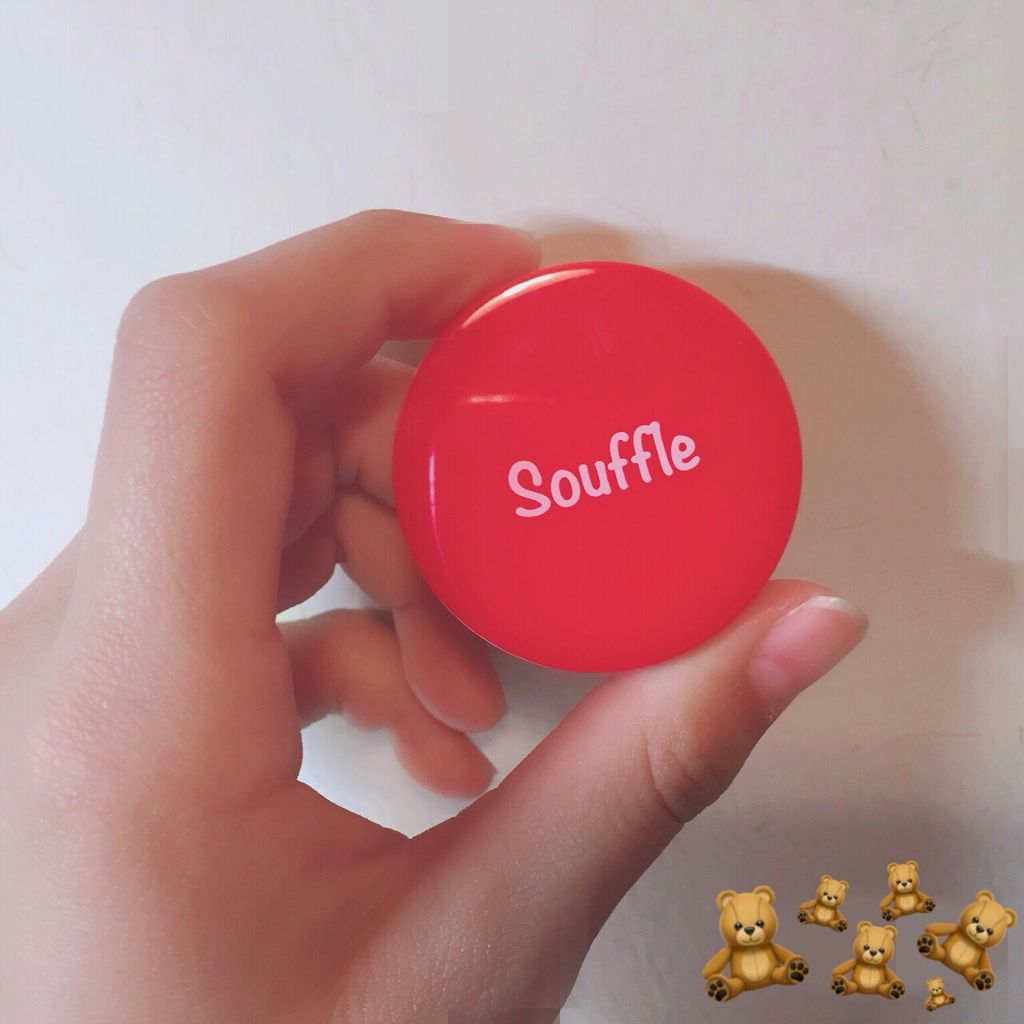 スフレチーク Souffle/DAISO/ジェル・クリームチークを使ったクチコミ（2枚目）